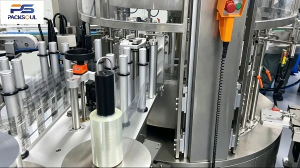 Rotary Self Adhesive Labeling Machine For Round Bottles